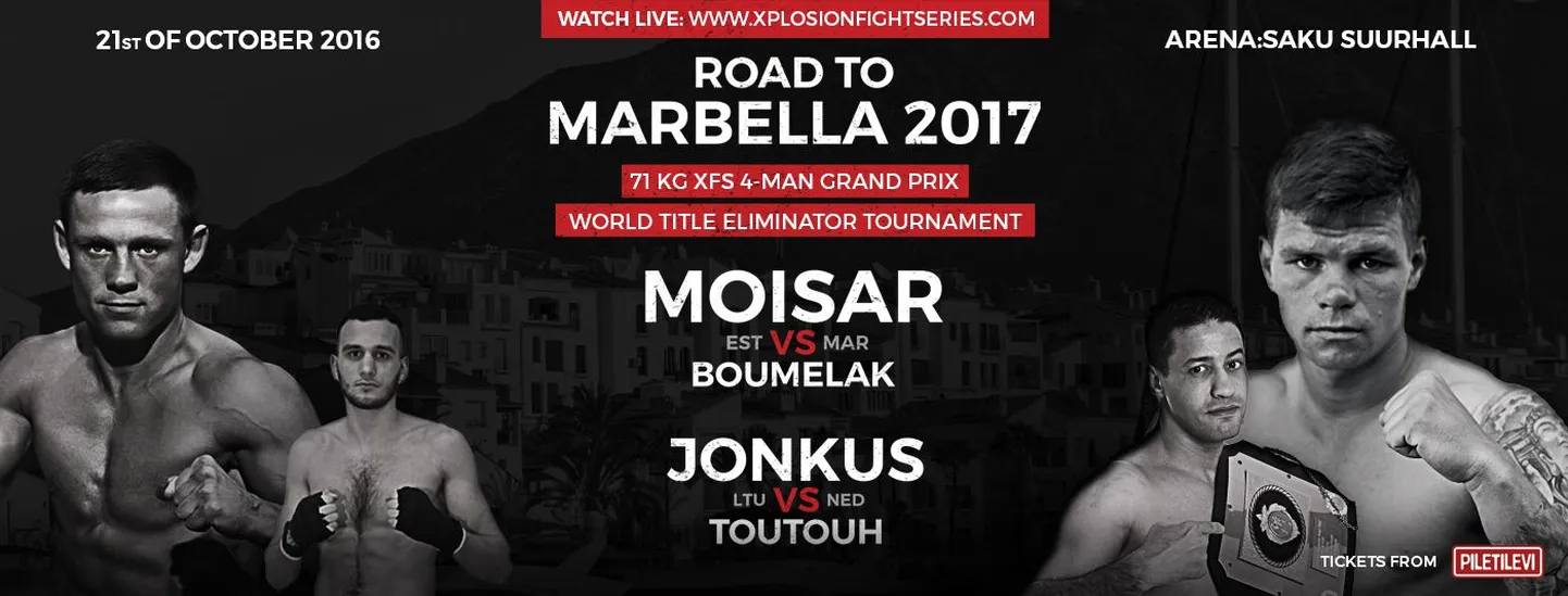 Road to Marbella turniiri plakat.