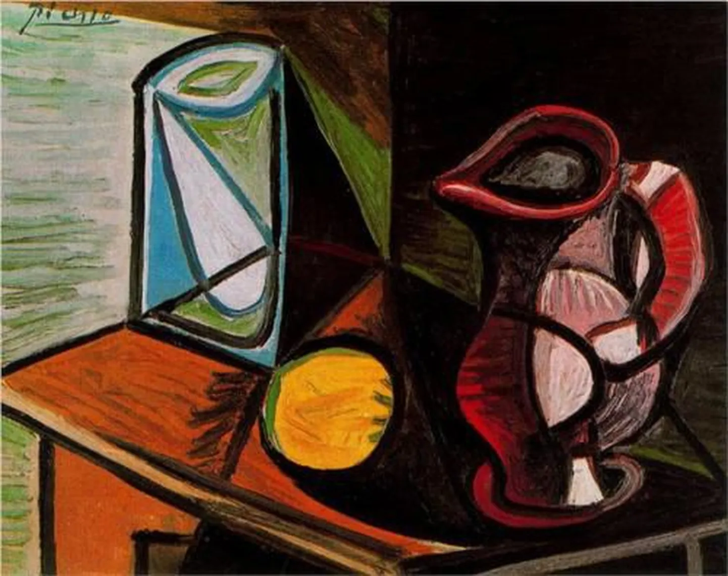 «Verre et pichet» (1944).