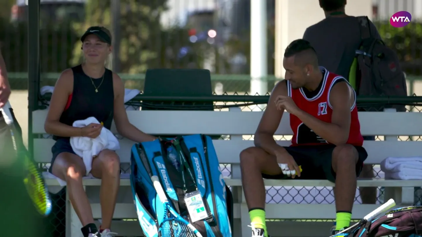 Tipptennise uus kuum paar? Amanda Anisimova ja Nick Kyrgios.