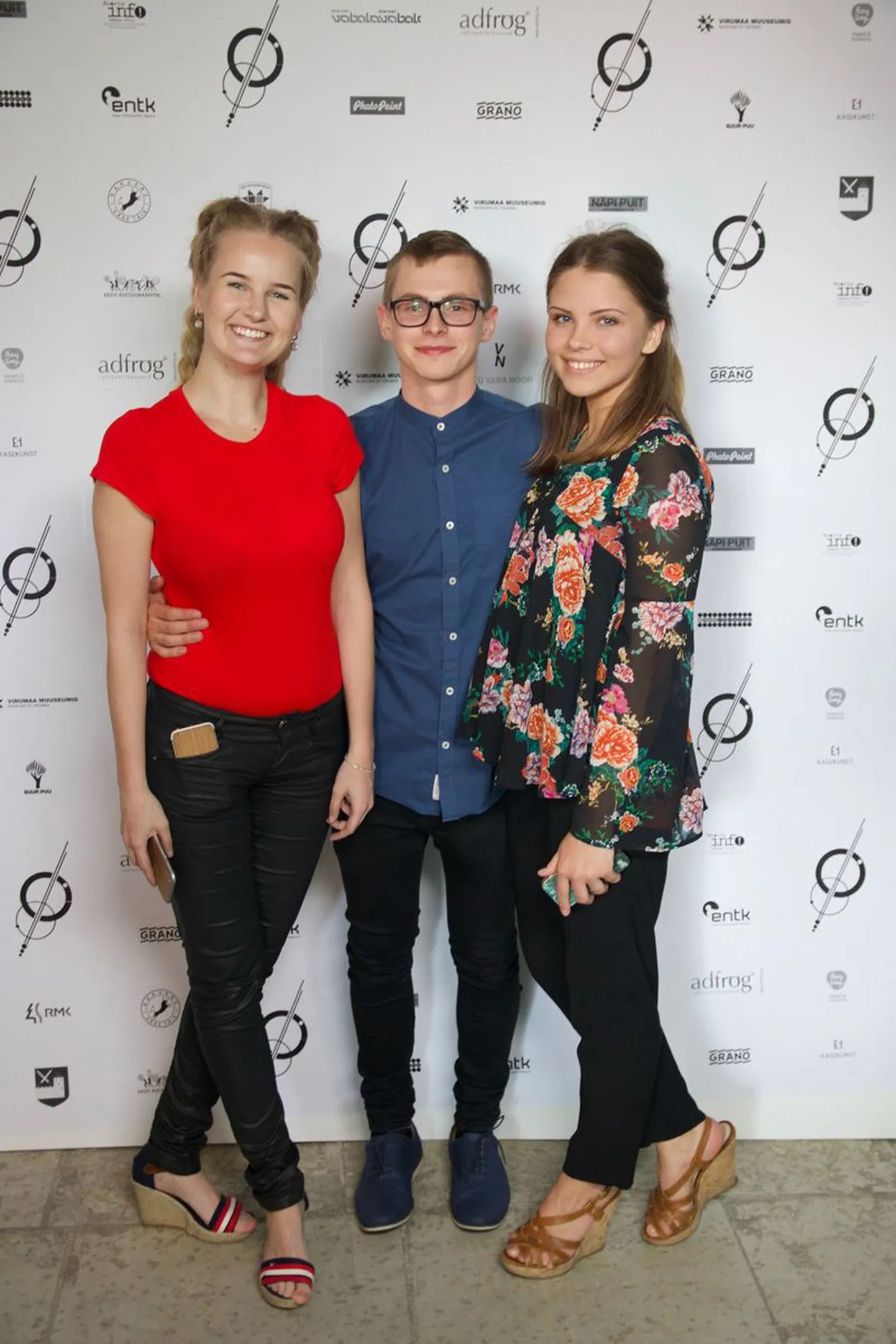 Filmi autor Karl-Ander Pais koos produtsentide Kaisa Kullamaa (punases) ja Kaisa Ermiga