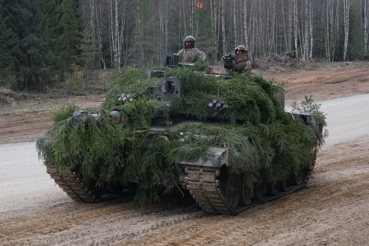 Вкладом армии Соединенного Королевства в защиту эстонского государства является тяжелое вооружение, которого на месте нет.