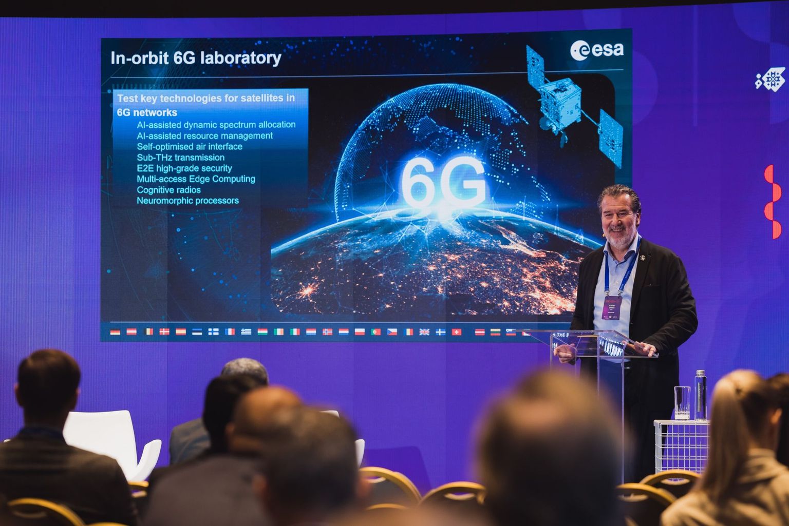 ESA on orbiidile saatmas 6G satelliiti, tutvustab Xavier Lobao Pujolar EAS-i korraldataval kosmosekonverentsil Tallinnas.