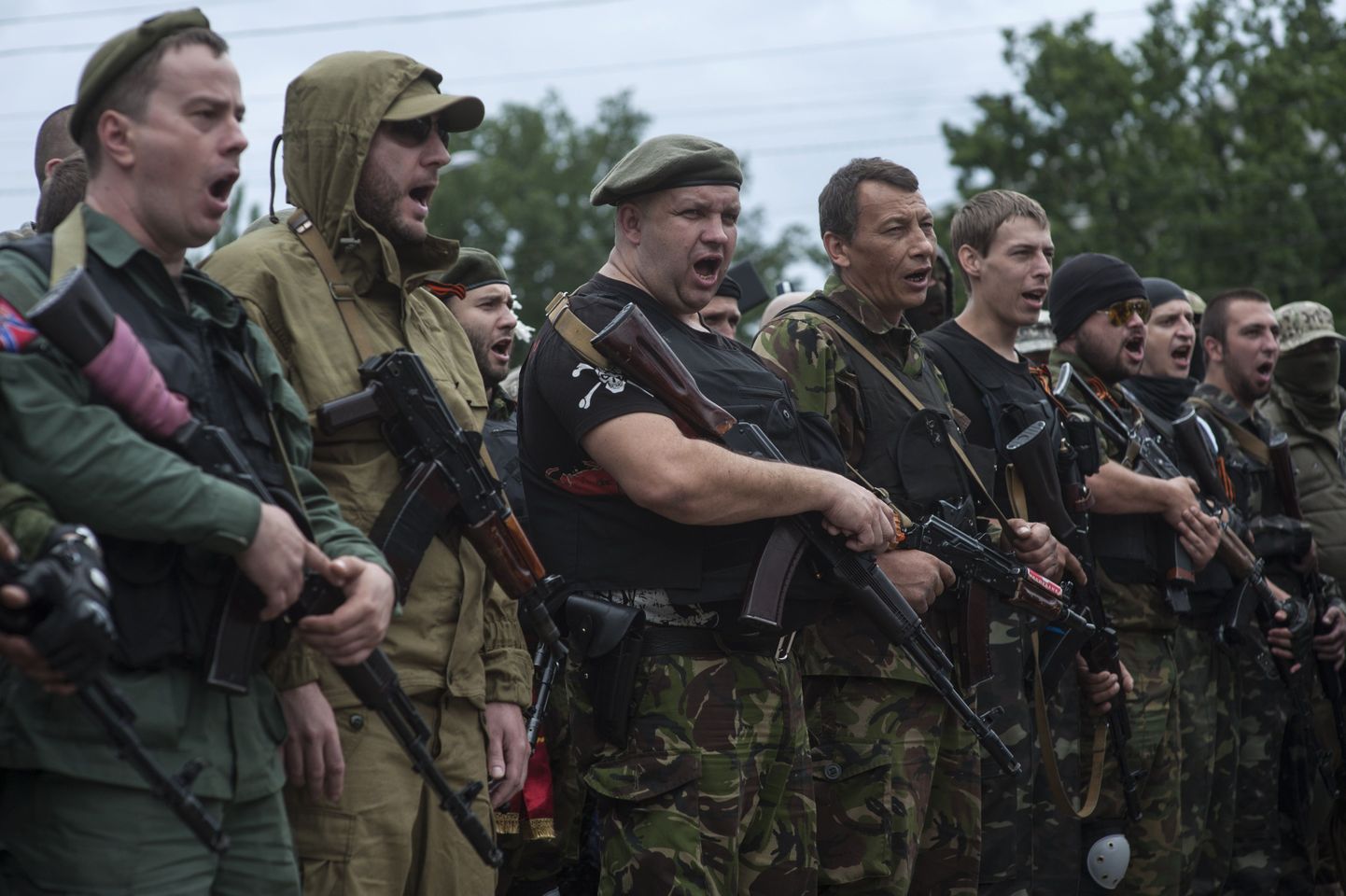 Подразделение армии самопровозглашенной ДНР.