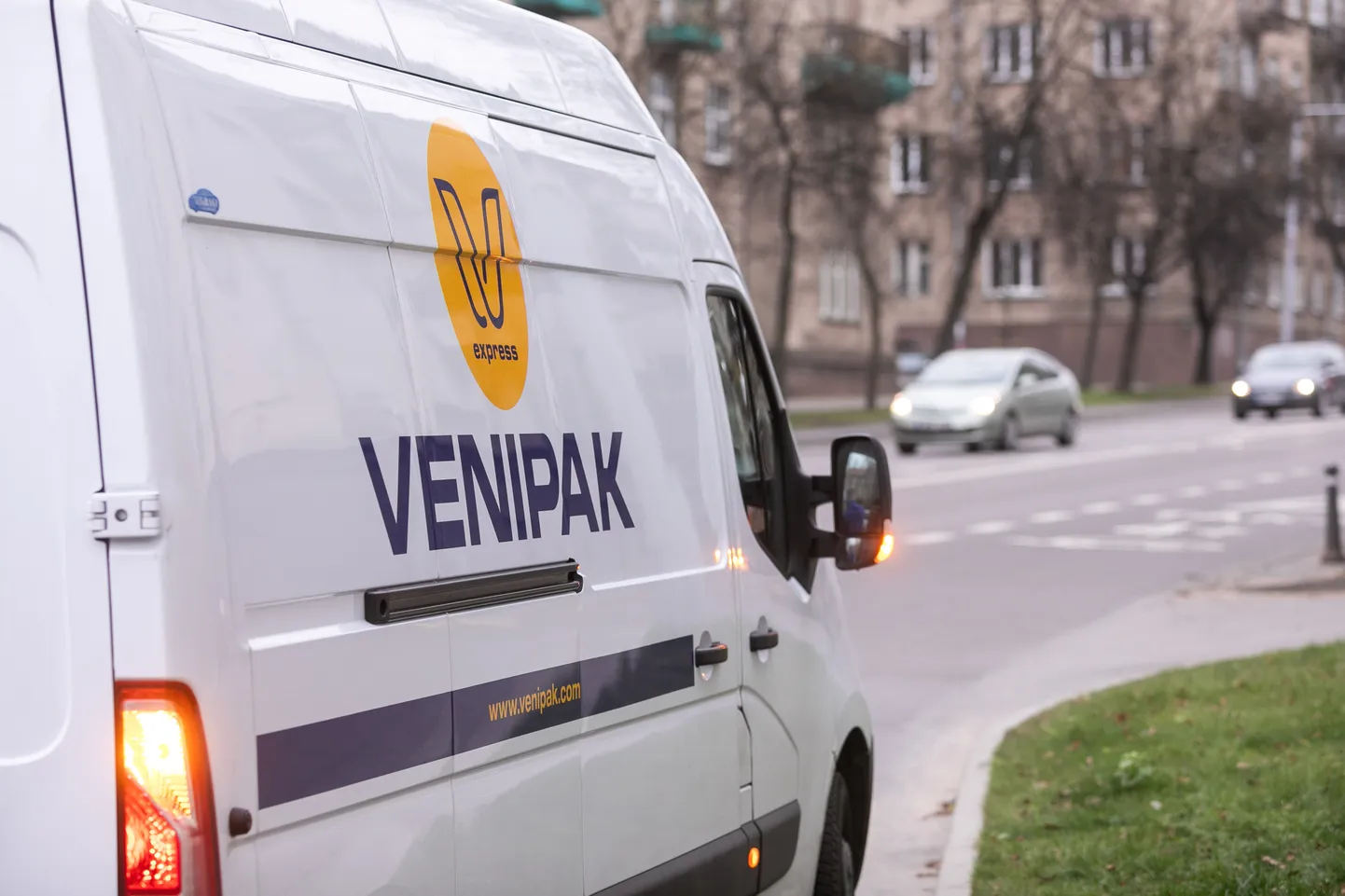 Venipaki kullerfirma kaubik Leedus.