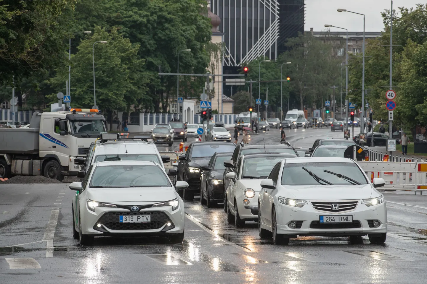 Liiklus Tallinnas.