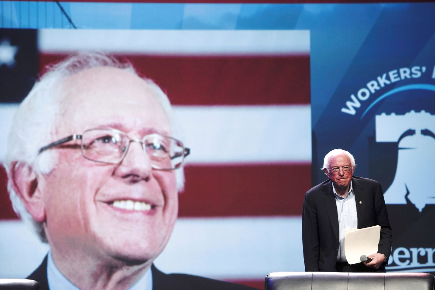 USA demokraatide presidendikandidaadiks pürgiv Bernie Sanders.