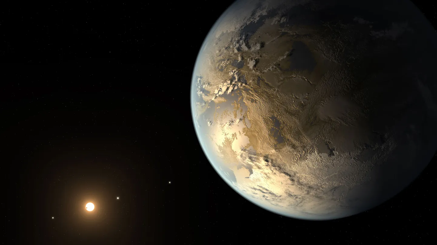 Планета Kepler-186f.