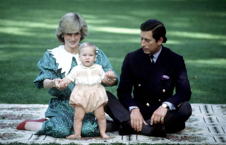 Prints William, printsess Diana ja prints Charles