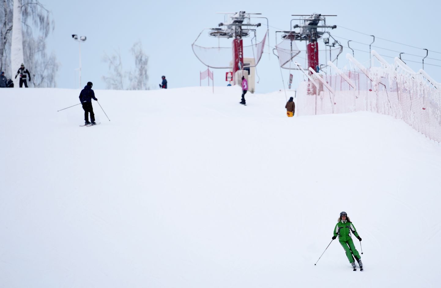 Лыжная трасса Riekstukalns в Балдоне