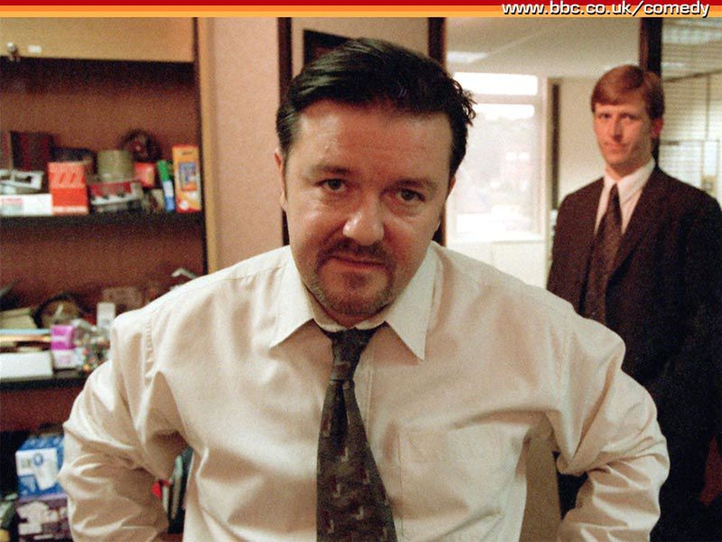 Ricky Gervais David Brenti rollis komöödiasarjas «Kontor»