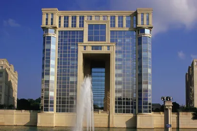 Ricardo Bofilli disainitud hotell Montpellieris Prantsusmaal.