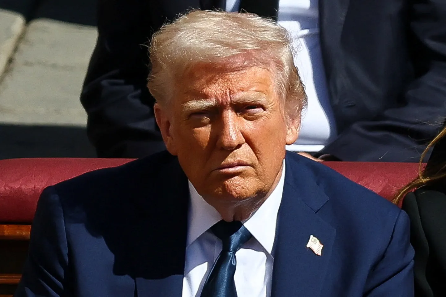 USA president Donald Trump paavst Franciscuse matustel. 26. aprill 2025.