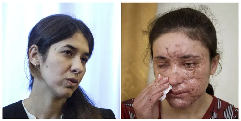 Nadia Murad Basee (vasakul) ja Lamiya Aji Bashar.