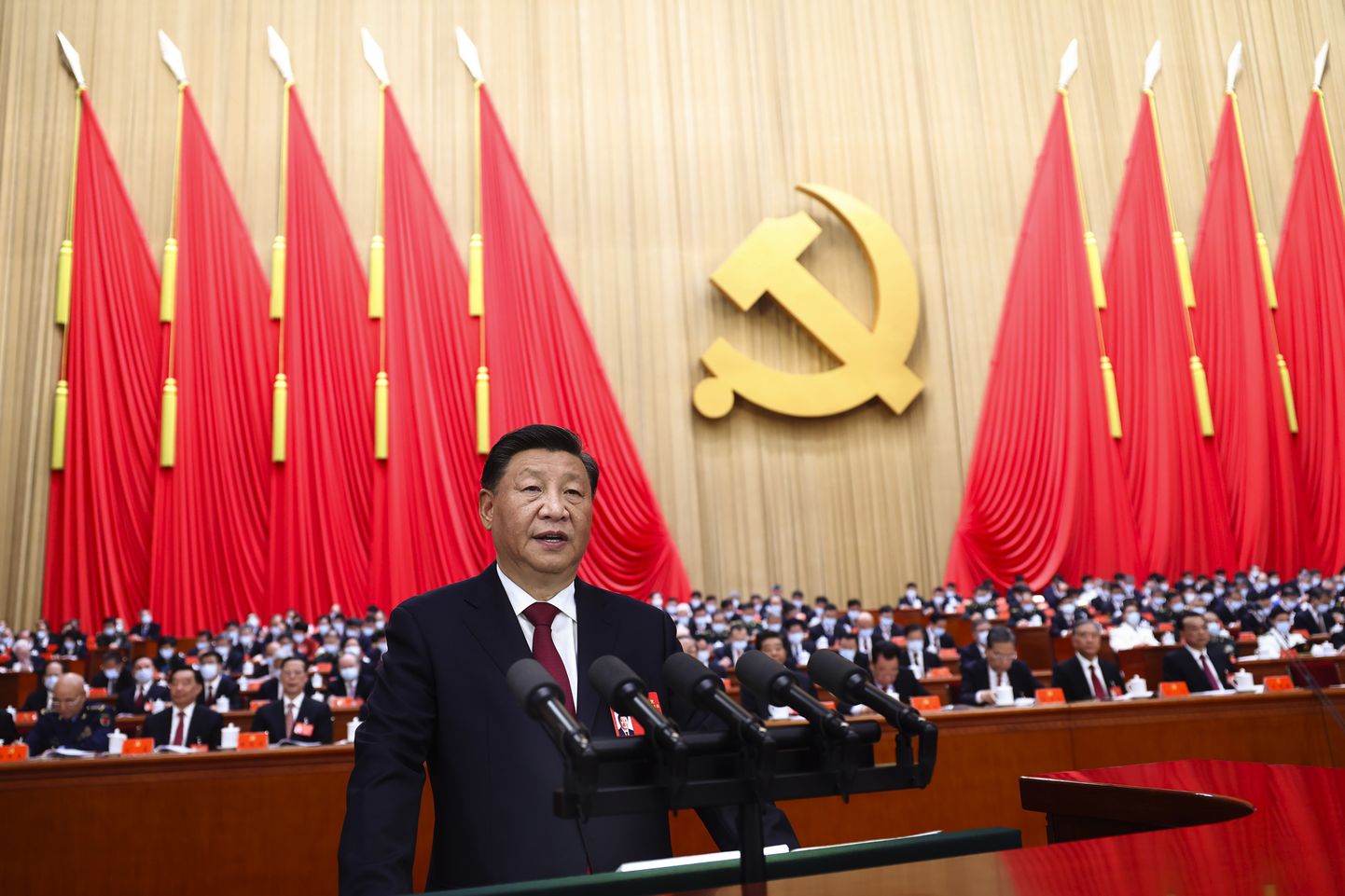 Hiina president Xi Jinping kompartei kongressil Pekingis 16. oktoober 2022.