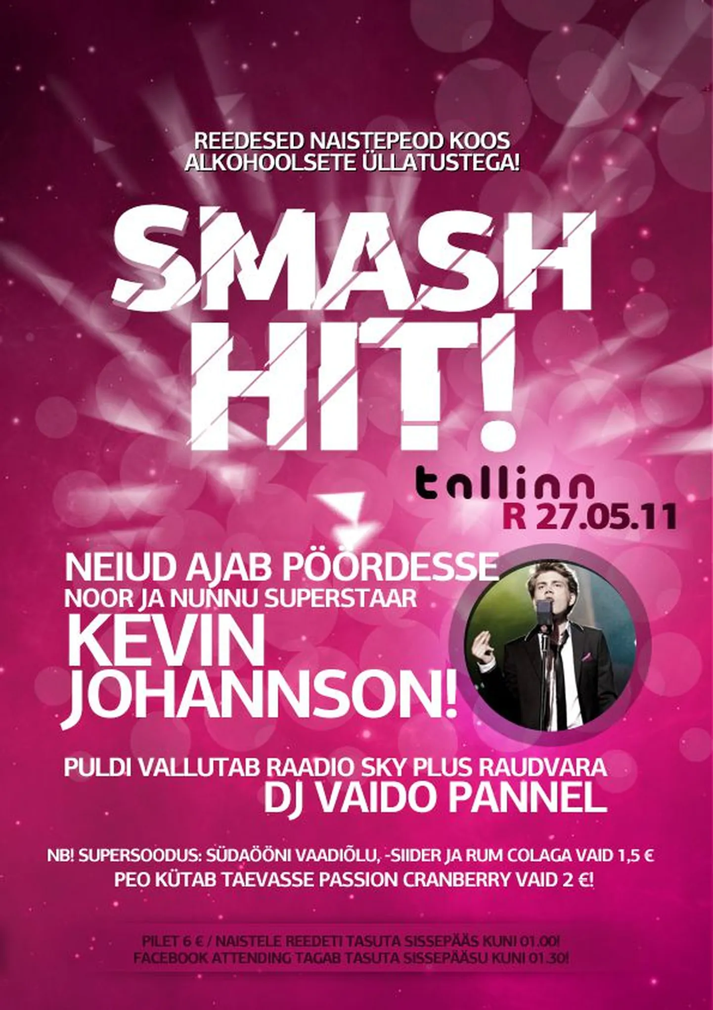 Kevin Johannson täna Club Tallinnas