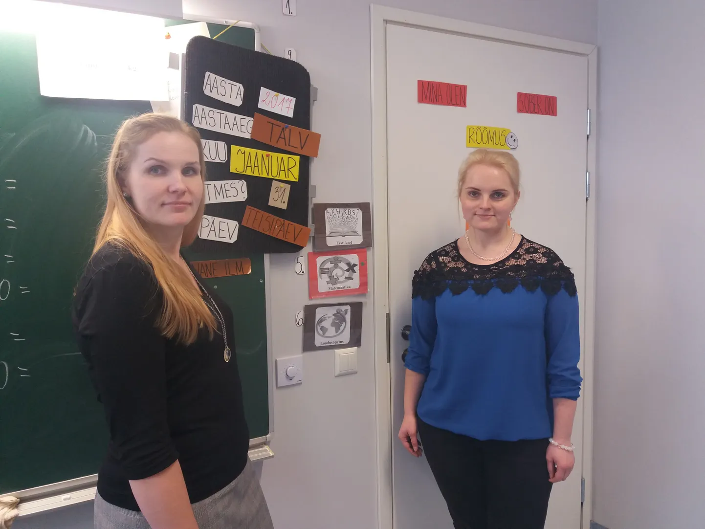 Nii Merly Tootma (vasakul) kui Sirle Veider on mõlemad koolitatud eripedagoogideks. Õpetades väikeklassi õpilasi, on mõlemad saanud piisavalt kogemusi, et aidata püsimatute lasega pidevalt kokkupuutuvaid inimesi.
