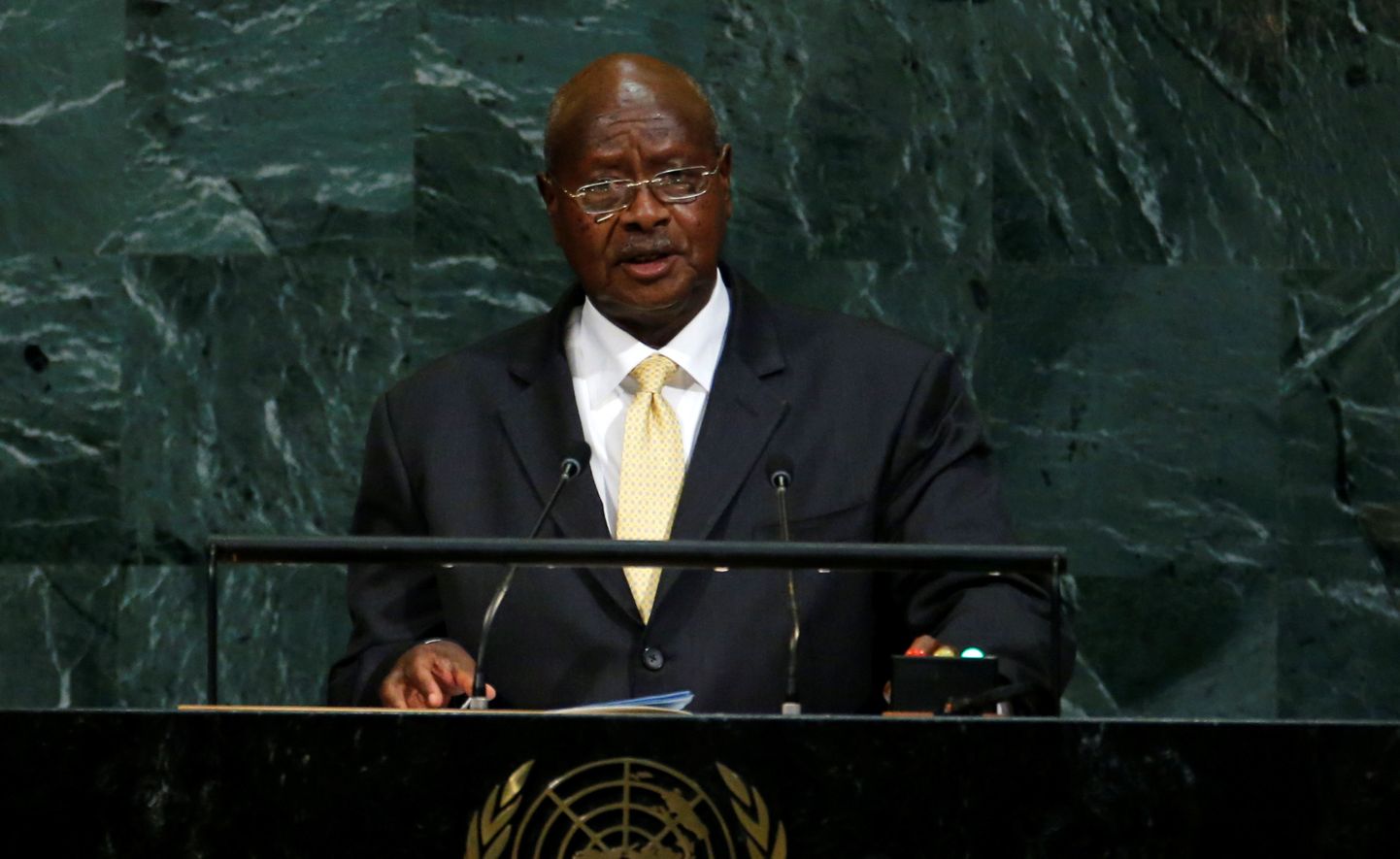 Uganda president Yoweri Kaguta Museveni.