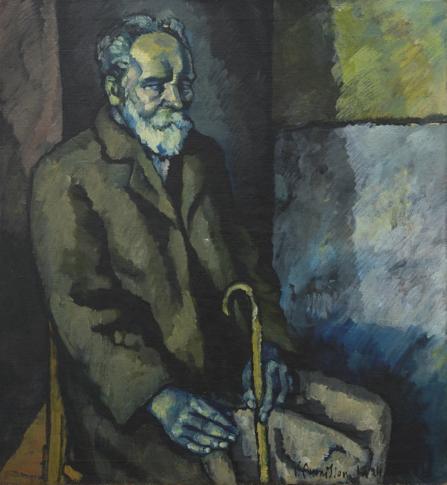 Villem Ormisson (1892–1941) «Pimeda portree». 1924. Õli, lõuend. 101 x 95 cm. Alghind: 195 000 eurot.