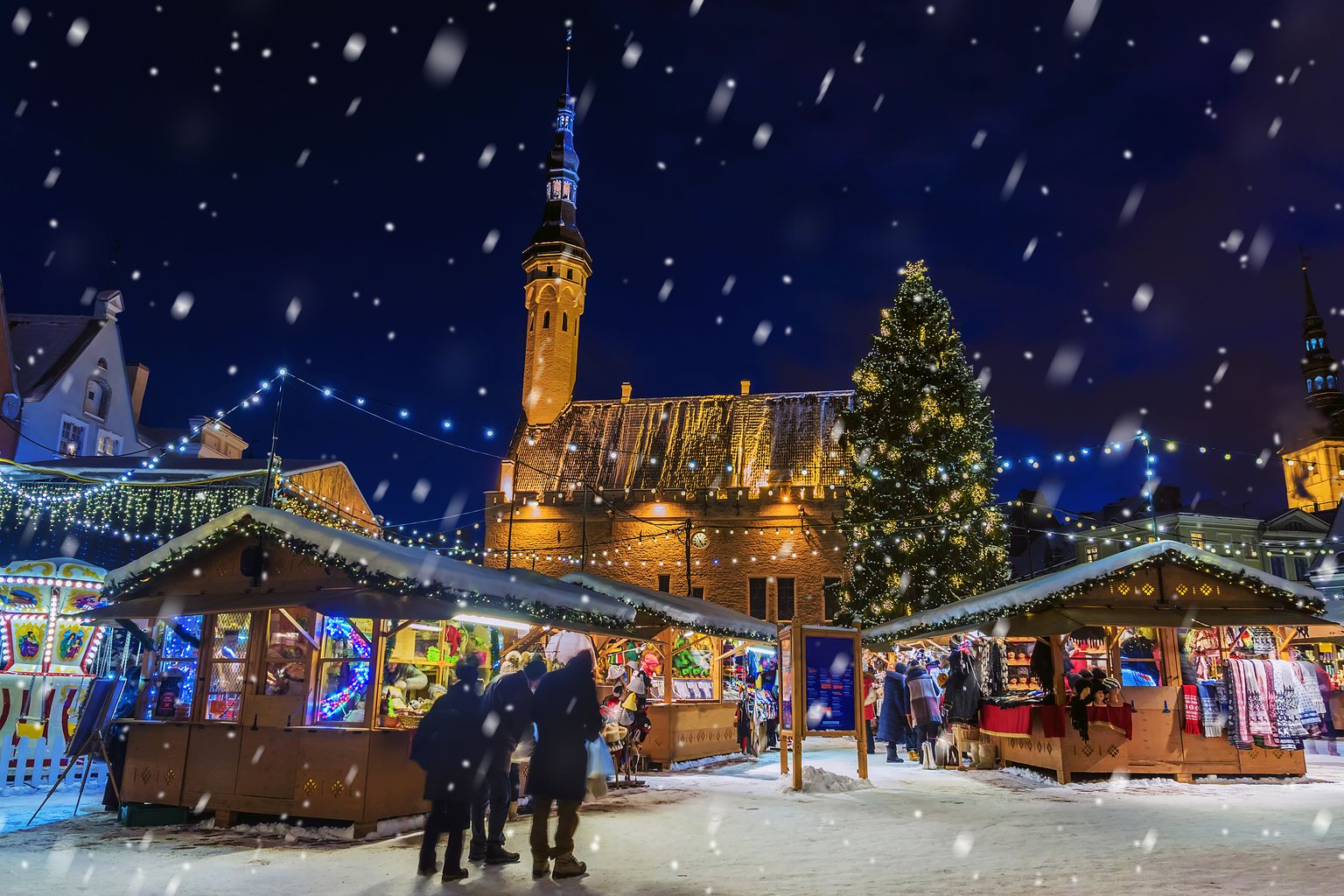 Ziemassvētku tirdziņš Tallinā.