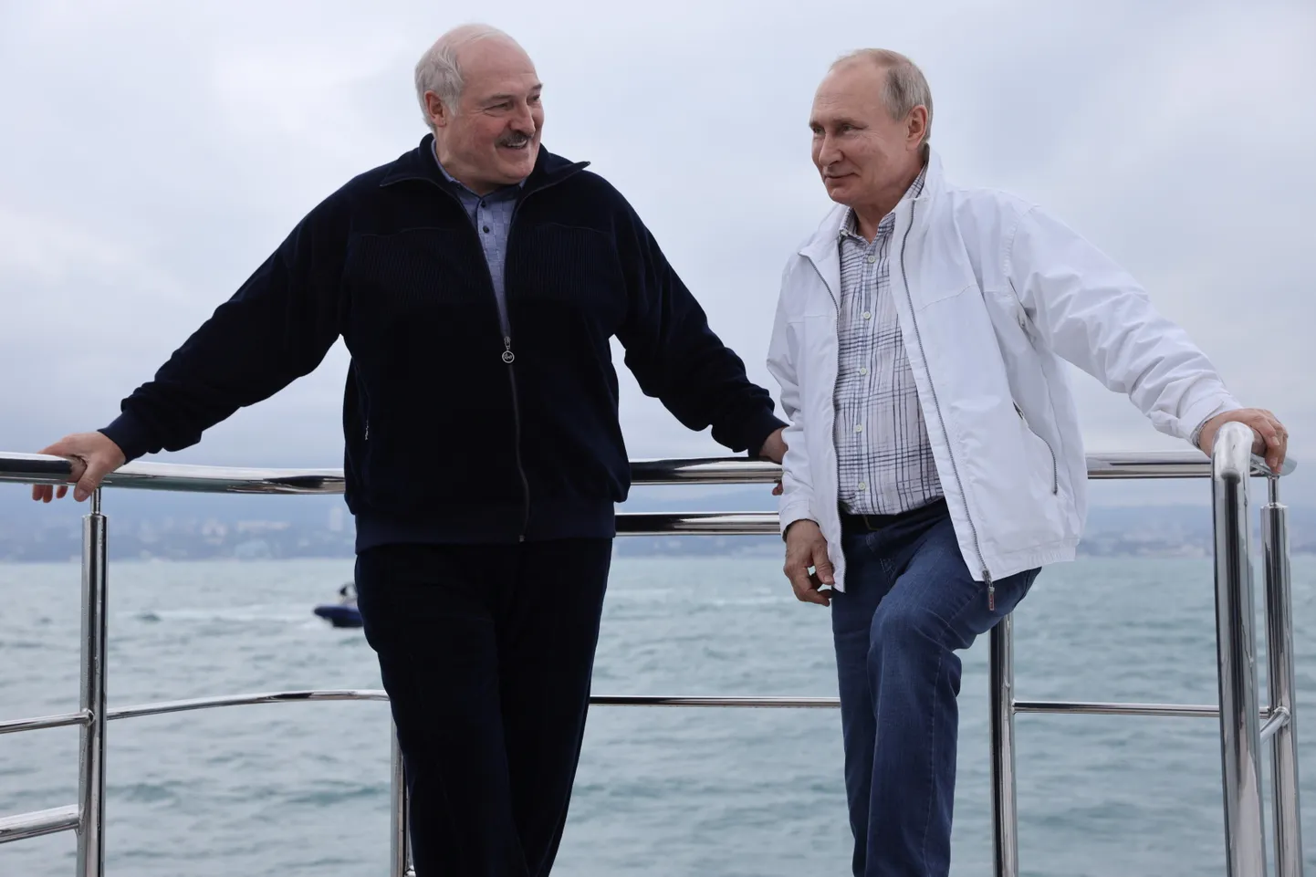 Александр Лукашенко и Владимир Путин.