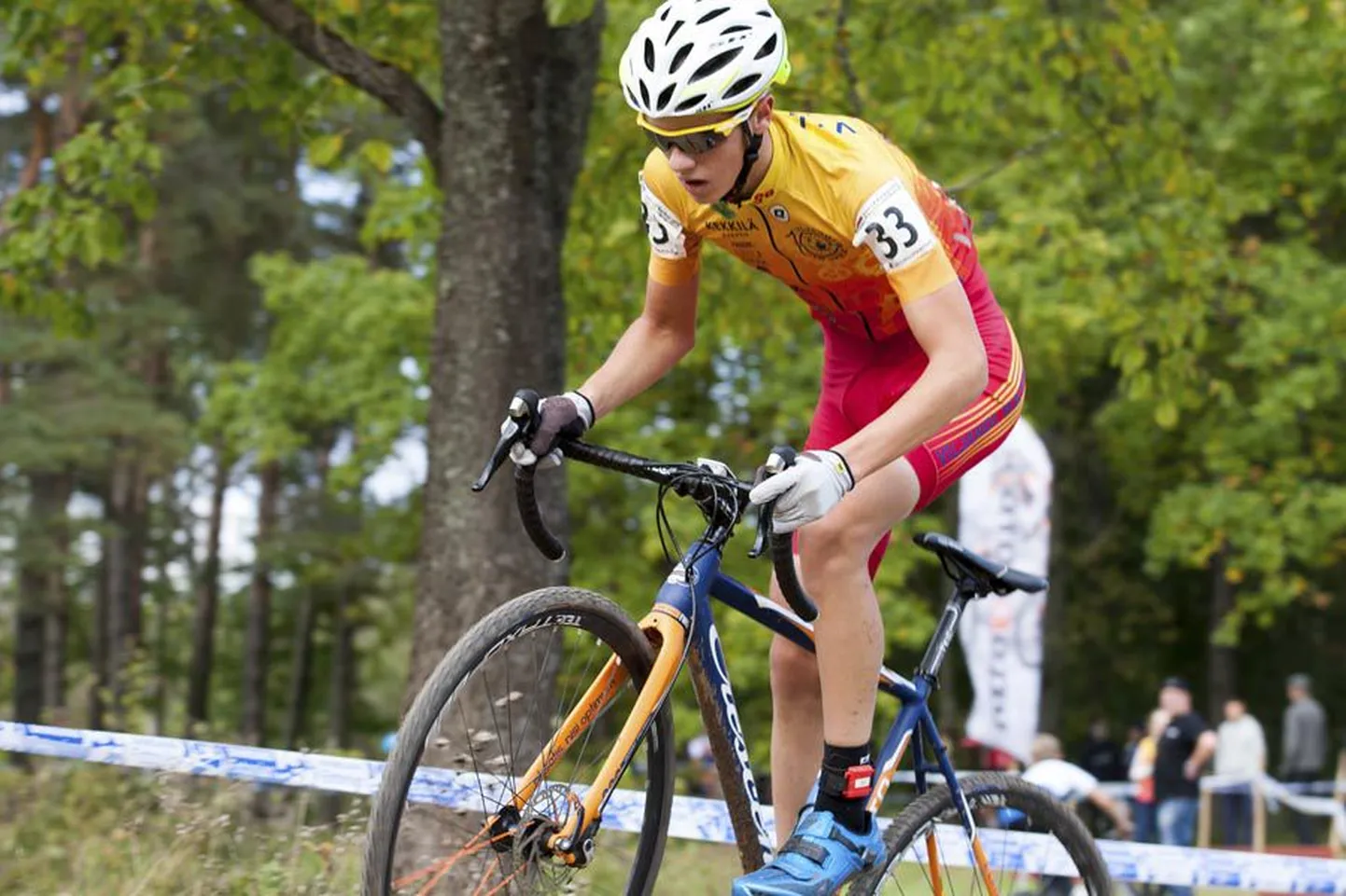 Joosep Sankmann on häid esitusi pakkunud cyclocrossis