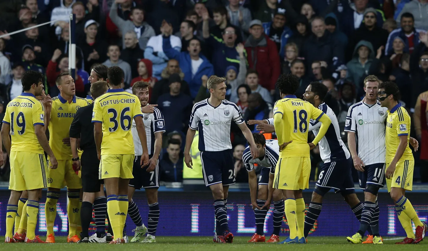 Chelsea ja West Bromwichi kohtumine.