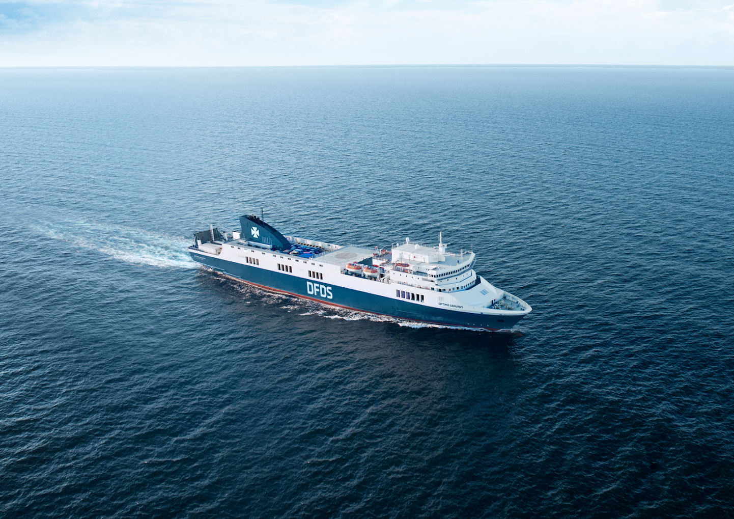 Судоходный концерн DFDS вывел на линию Палдиски-Капельшер паром Optima Seaways.