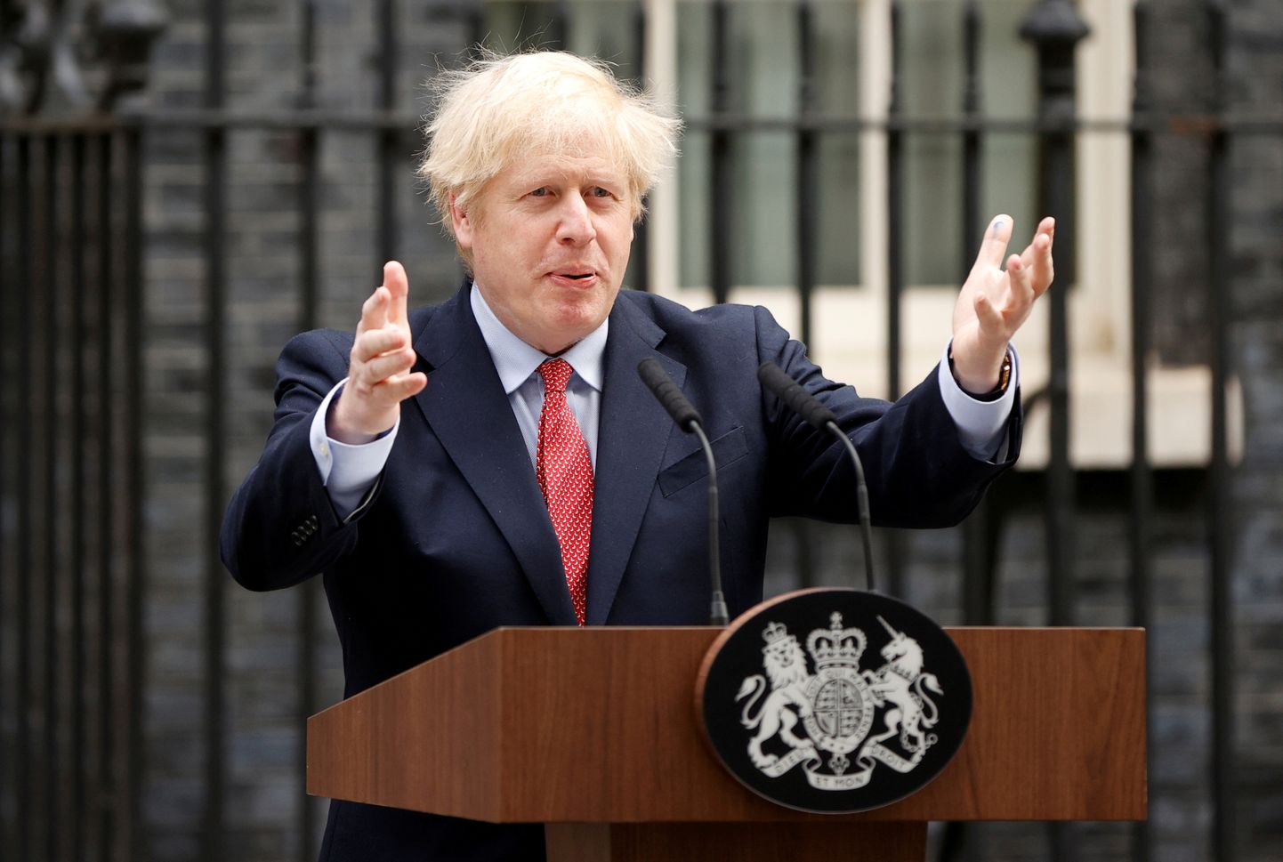 Briti Konservatiivse Partei liider peaminister Boris Johnson.