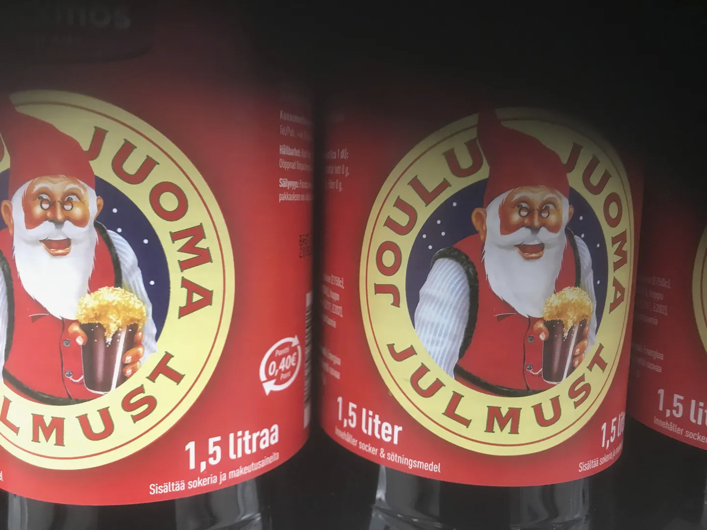Soome joulujuoma lubab hardaks pühadeajaks julmust suisa poolteist liitrit.