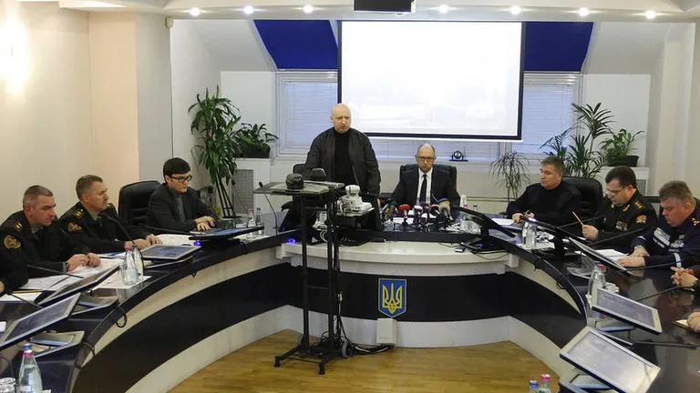 Совещание украинских чиновников в 2015 году.
