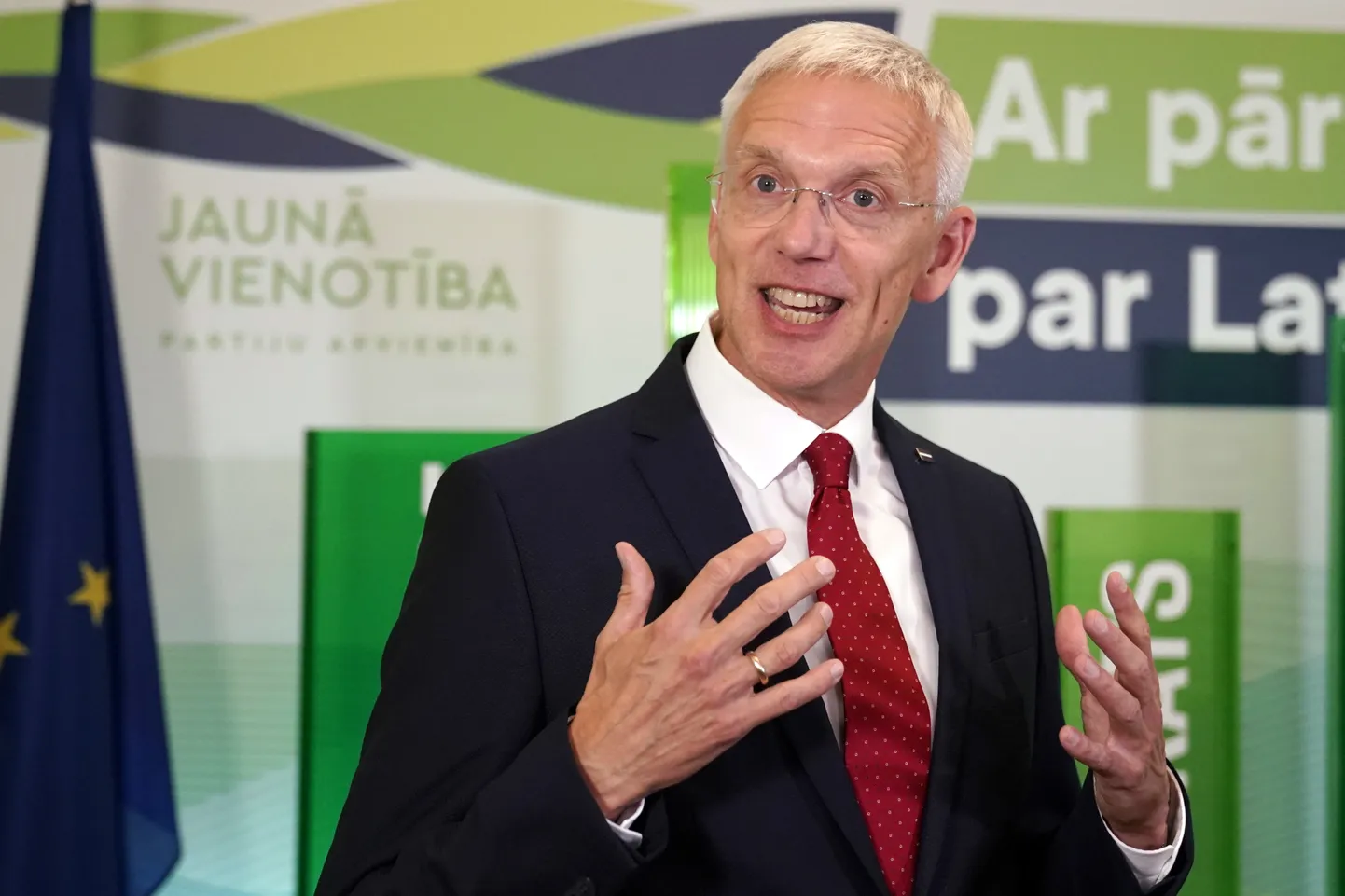 Läti peaminister Krišjanis Karinš sai parlamendivalimistel suurima häältesaagi.
