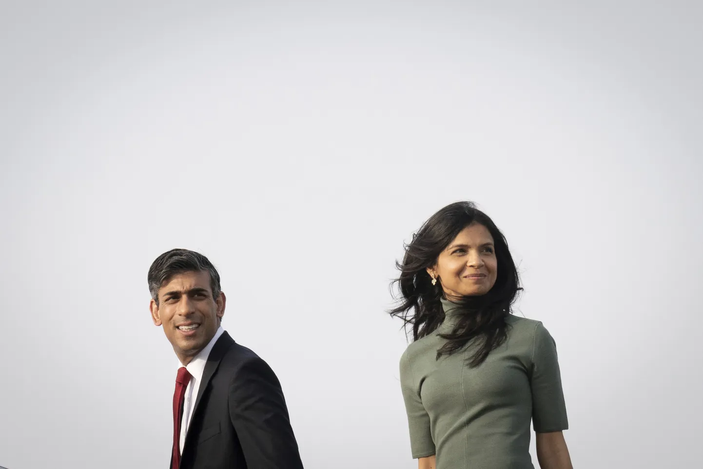 Briti peaminister Rishi Sunak ja tema abikaasa Akshata Murty.