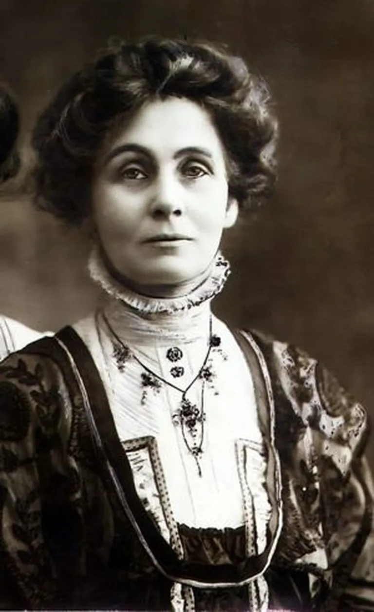 Emmeline Pankhurst.