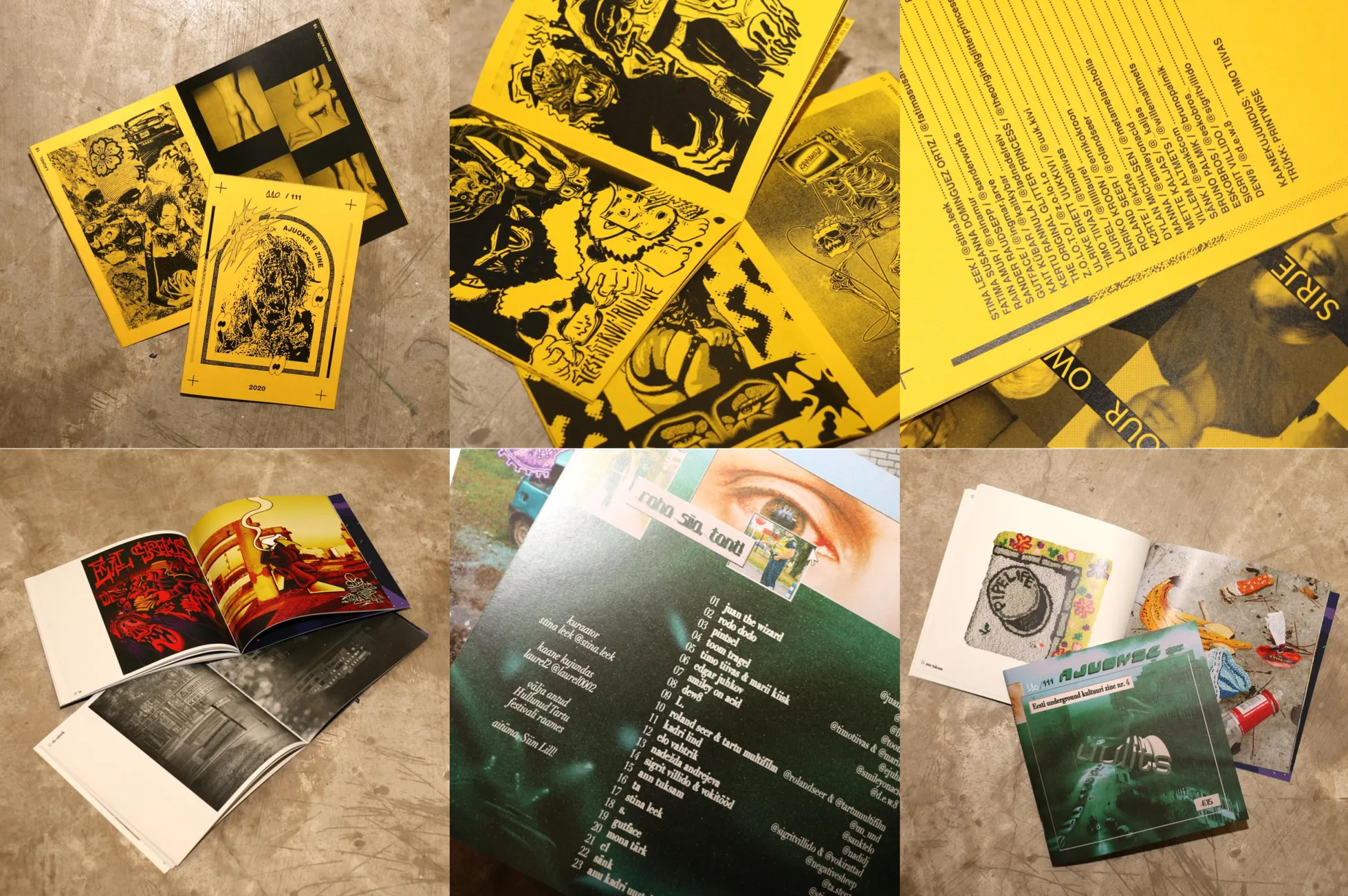 Ajuokse zine II ja IV, viimased eksemplarid saadaval ajuokse.ee