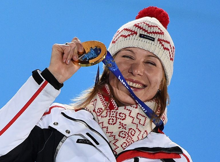 Anastassija Kuzmina Sotši olümpiamängudel