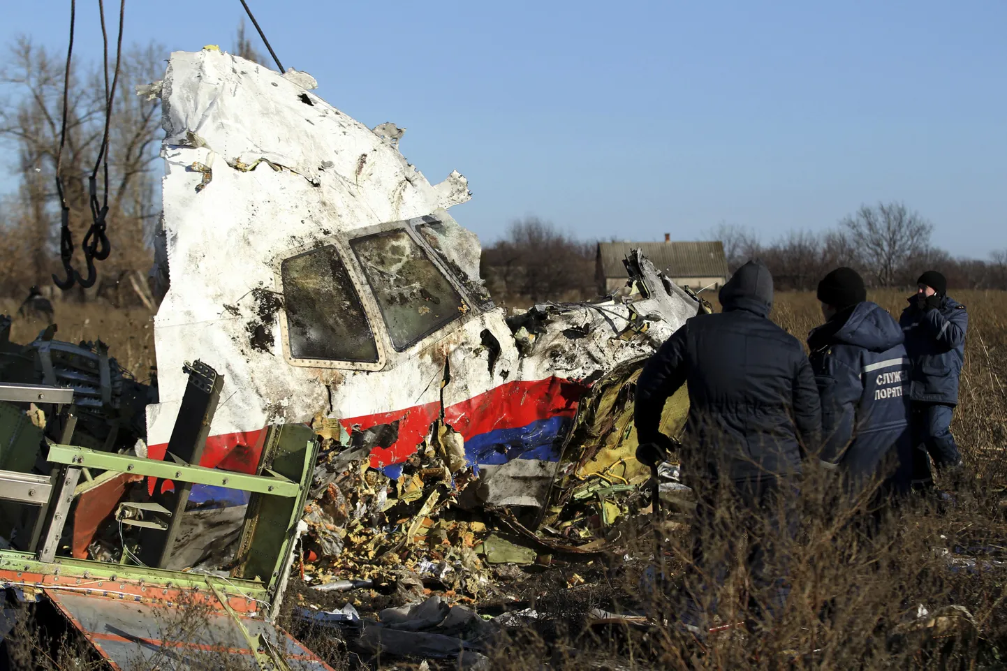 Malaisia lennuki (reisi MH17) rusude teisaldamine Ida-Ukrainas.
