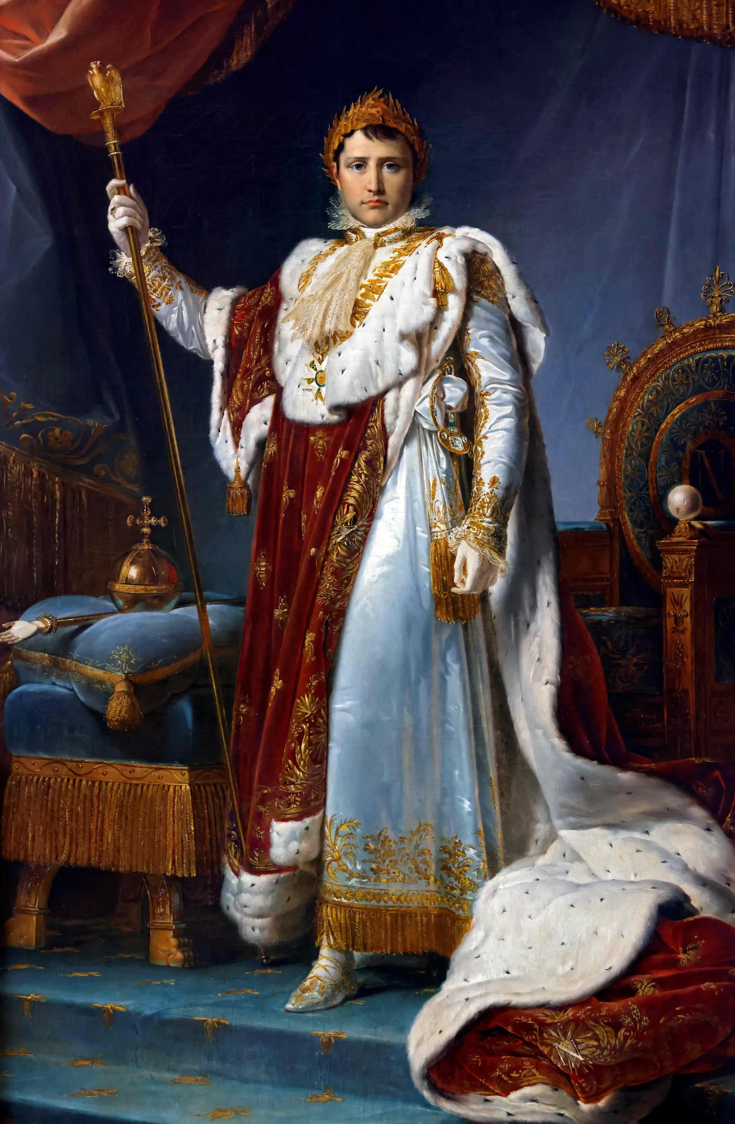 Prantsuse kunstniku Francois Gerard'i 1809. aasta maal keiser Napoleon I (1769-1821) Fontainebleau' lossis