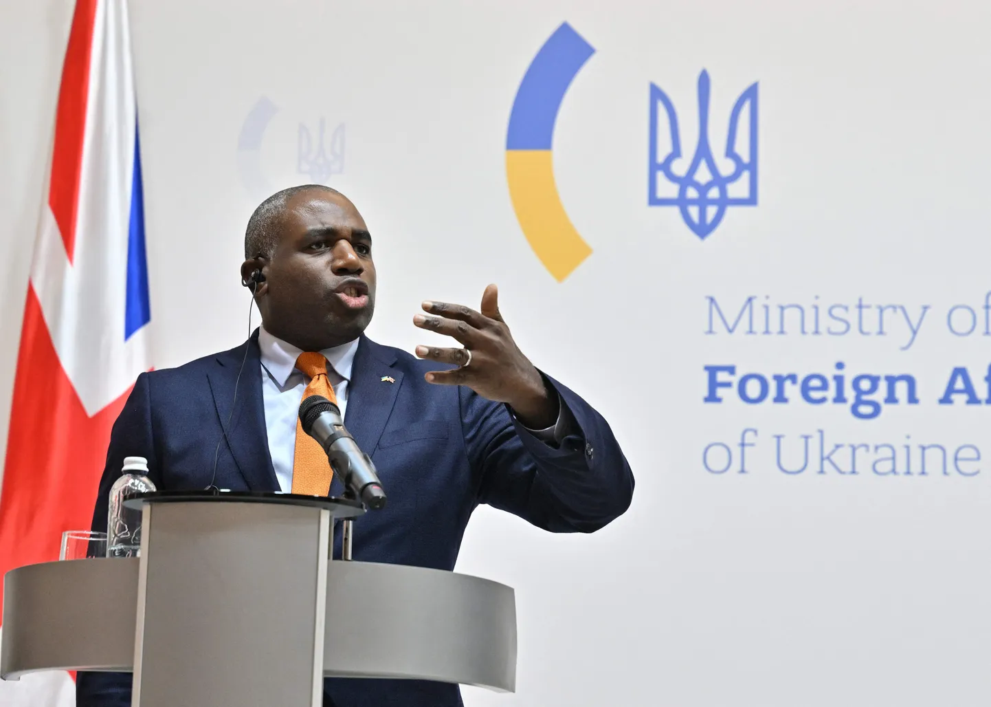 Глава МИД Великобритании в Киеве, 5 февраля 2025 года.
