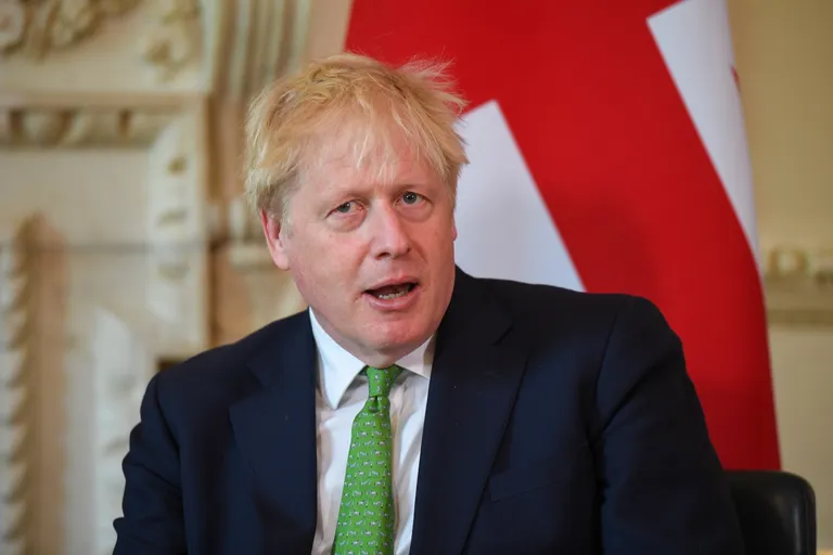 Ühendkuningriigi peaminister Boris Johnson täna Londonis.