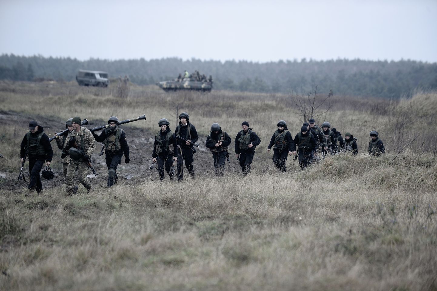 Военный полигон в Украине