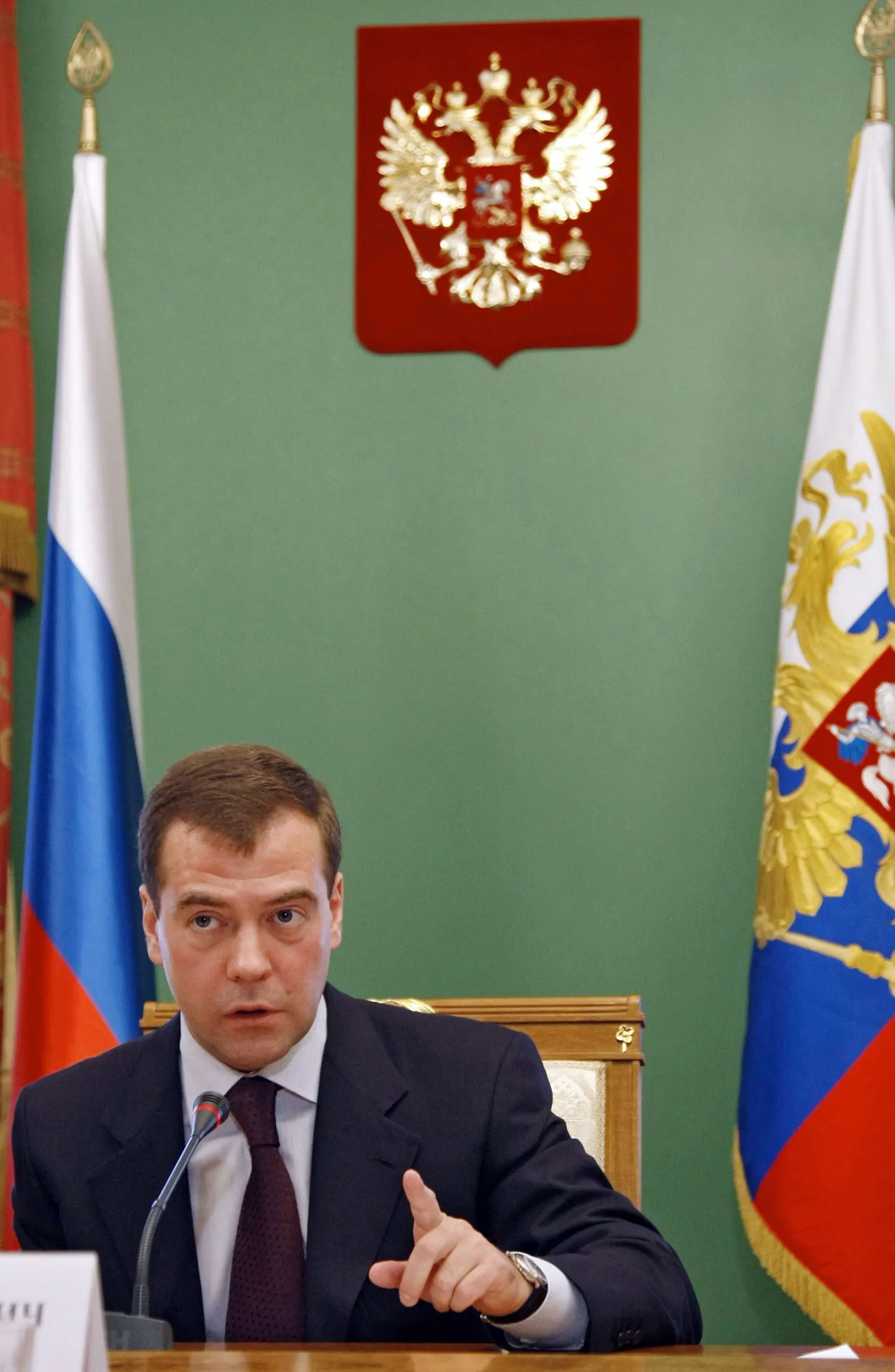 Venemaa president Dmitri Medvedev.