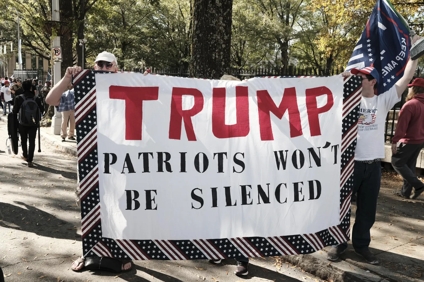 President Donald Trumpi toetajate meeleavaldus 21. novembril Georgia osariigis Atlantas.