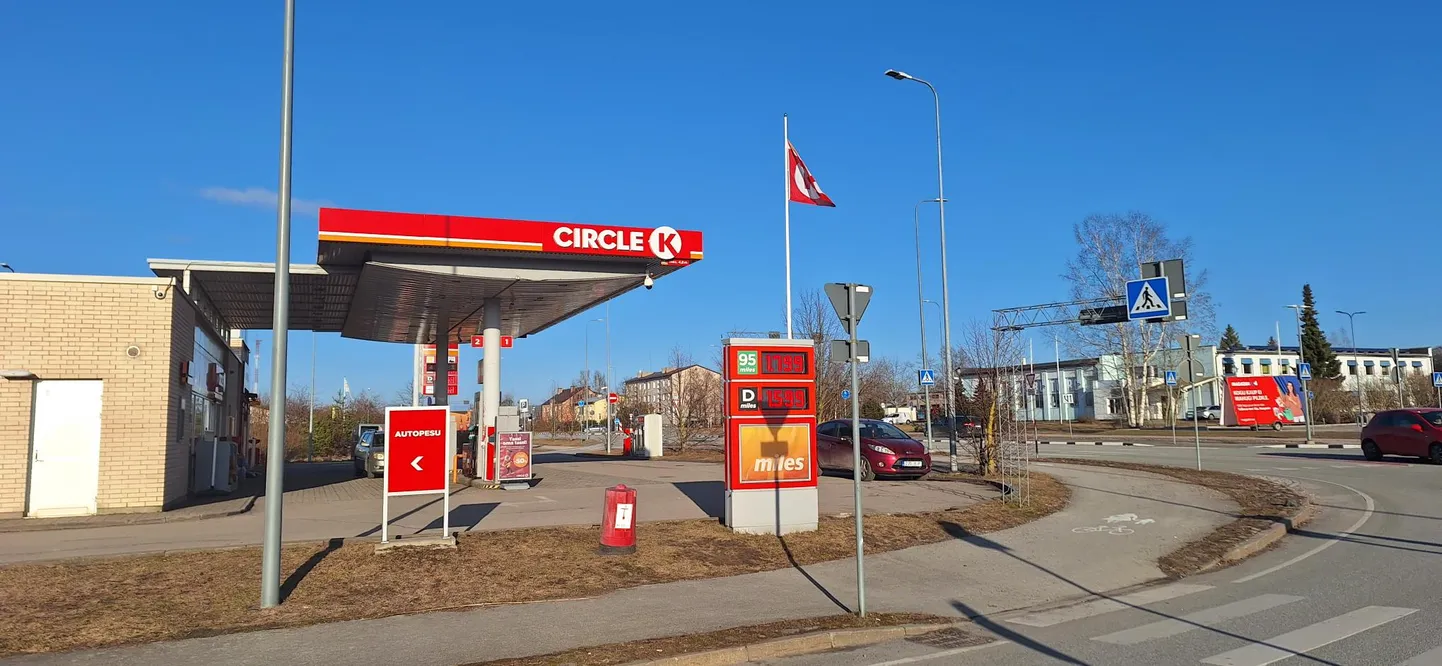 Circkle K tankla 25. märtsil 2024.