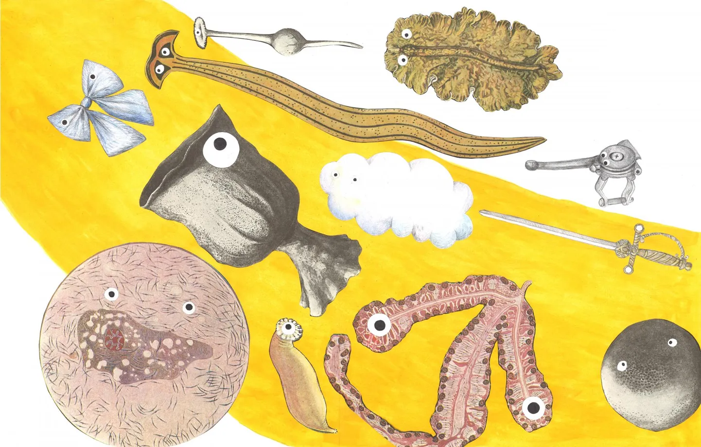 Illustratsioon sarjast “Unenägemine on mõnus tegevus”.