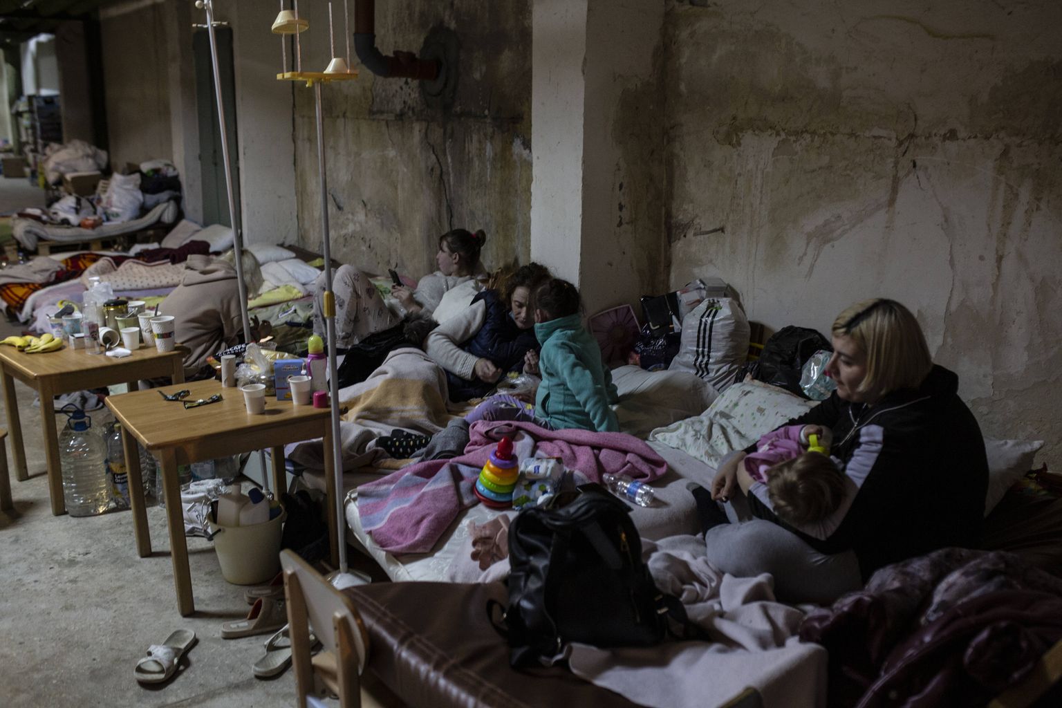 Kiievi haiged lapsed on pommivarjendis.