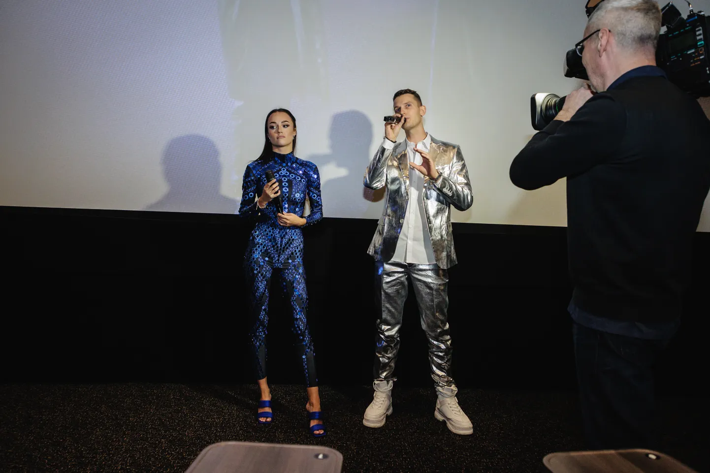 Beatrice ja AG uue muusikavideo esitluspeol.
