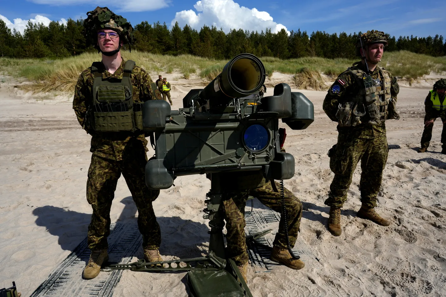Läti kaitseväelased õppustel Baltic Zenith/Ramstein Arrows.