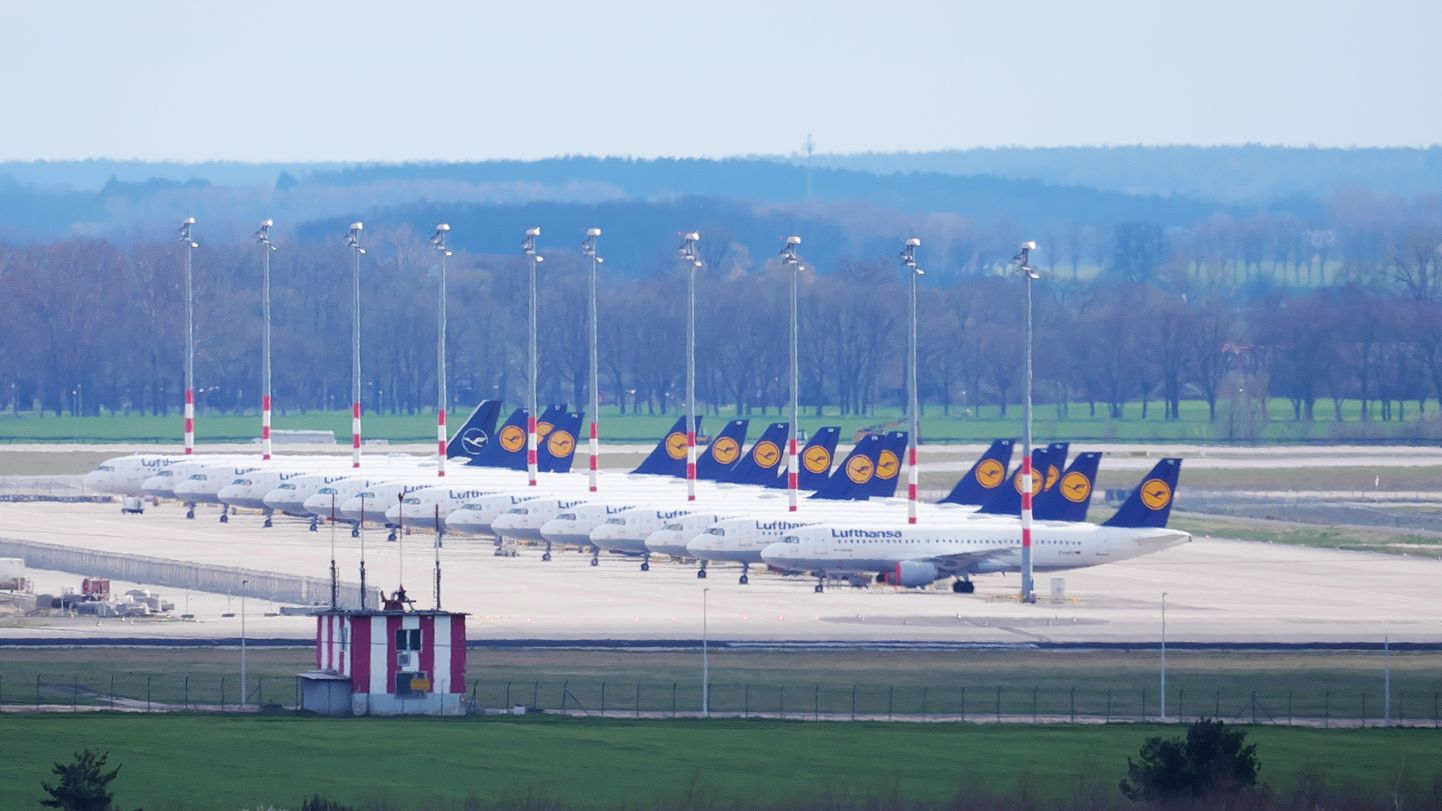 Lufthansa lennukid.