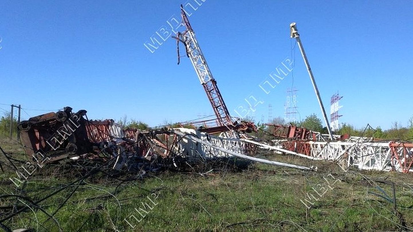 МВД непризнанного Приднестровье опубликовал фото последствий взрыва