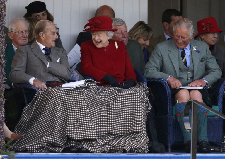 Kuninganna Elizabeth II, prints Philip ja prints Charles